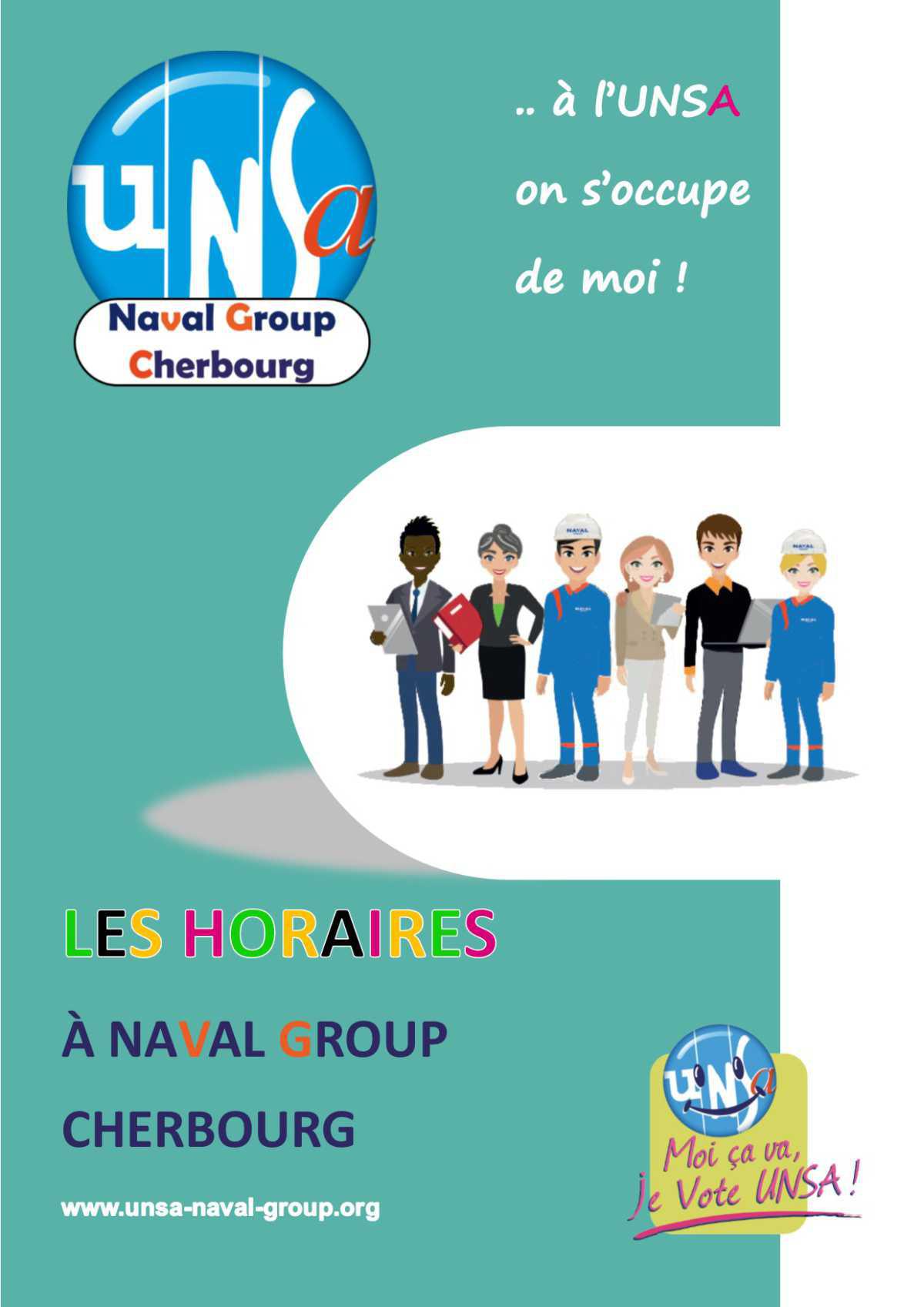 Fiche pratique - Les Horaires à Naval Group Cherbourg