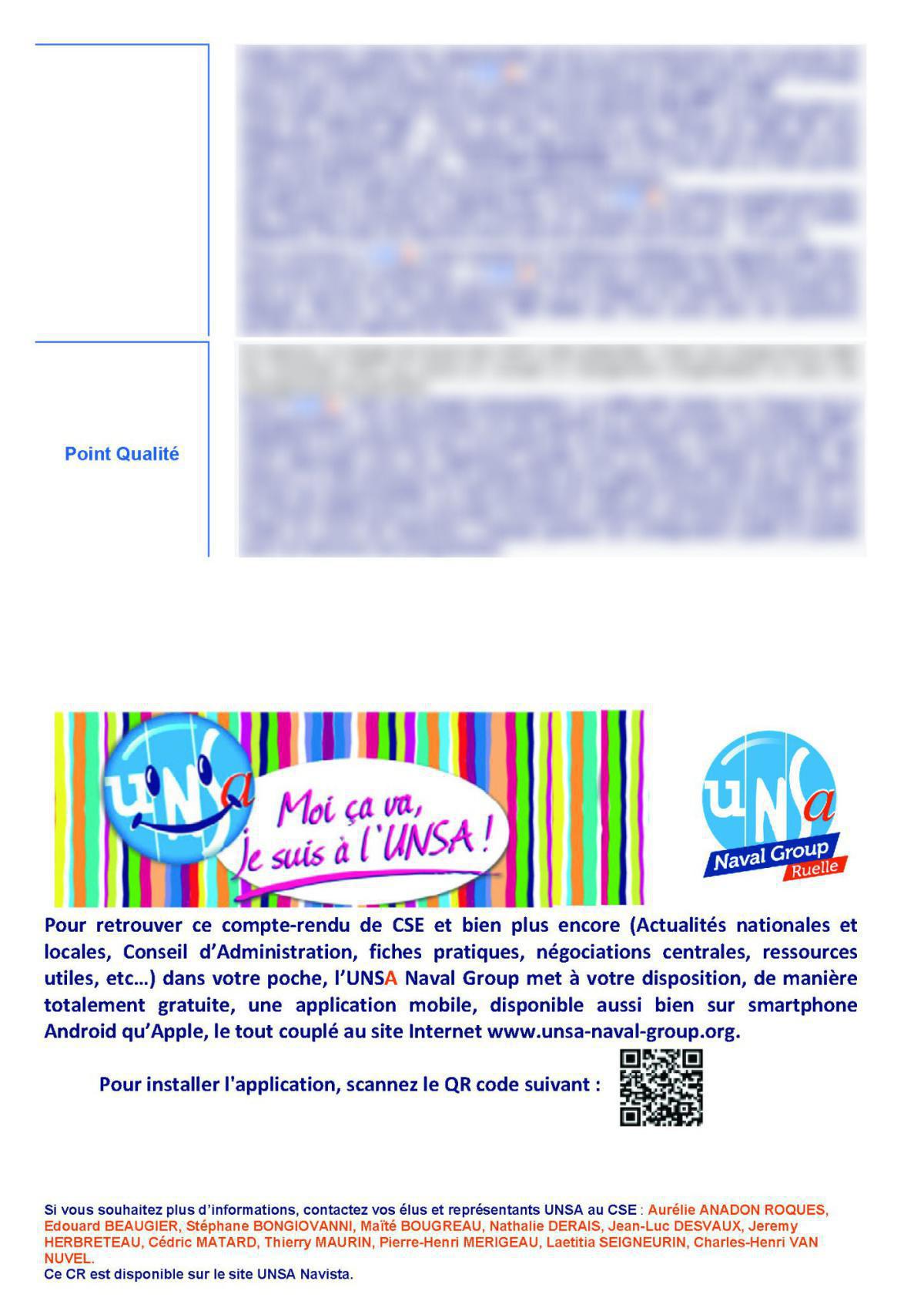 CSE de Ruelle - Réunion du 10 janvier 2023 - Compte rendu CSE de Ruelle - Réunion du 10 janvier 2023 - Compte rendu