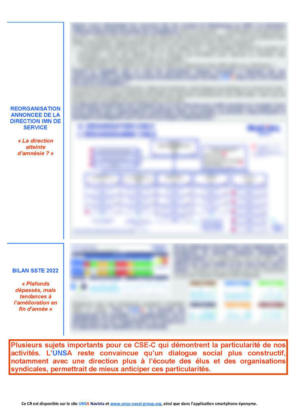 Réunion du 18 janvier 2023 - Compte rendu Réunion du 18 janvier 2023 - Compte rendu