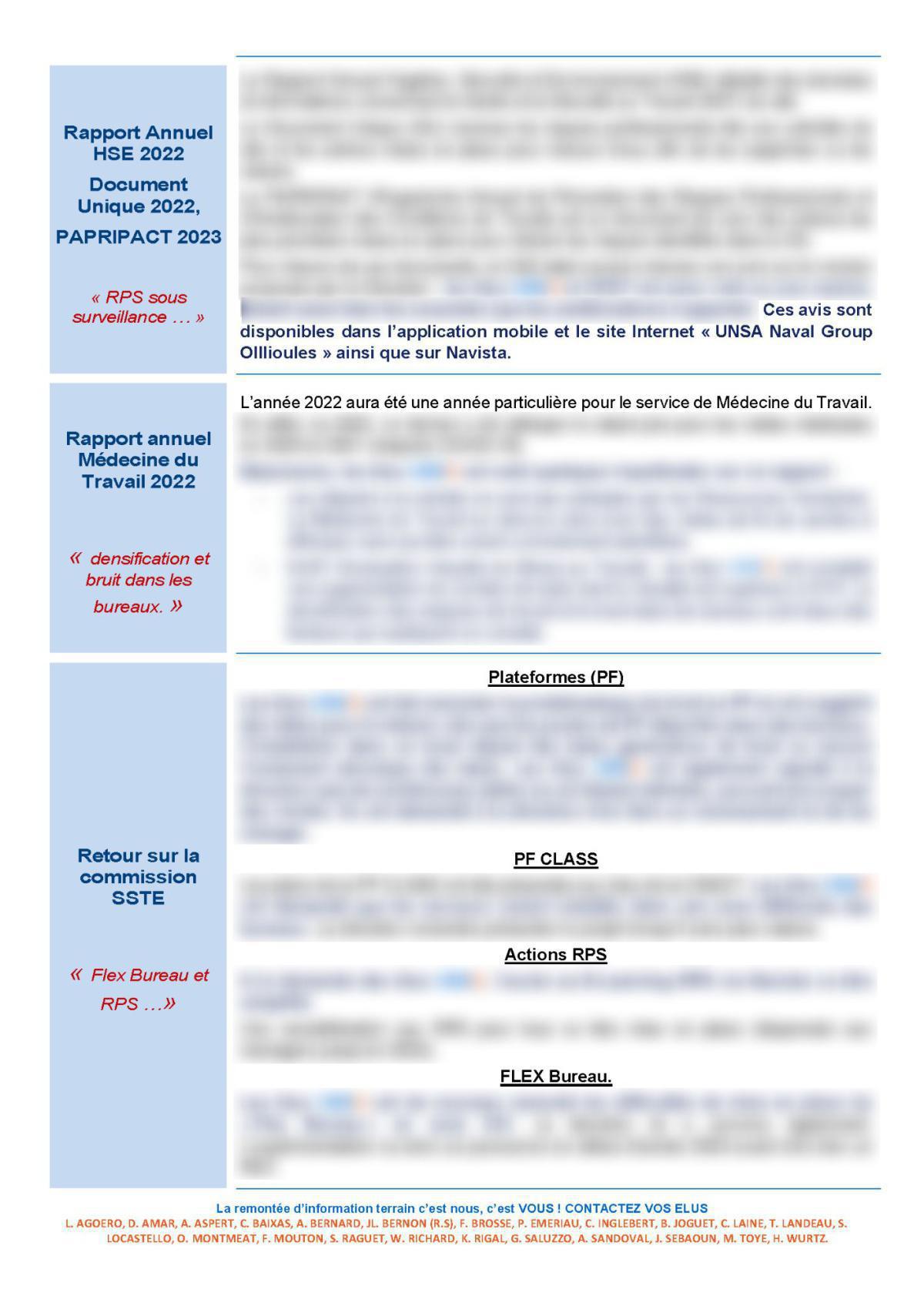 CSE d'Ollioules - Réunion du 14 avril 2023 - Compte rendu CSE d'Ollioules - Réunion du 14 avril 2023 - Compte rendu