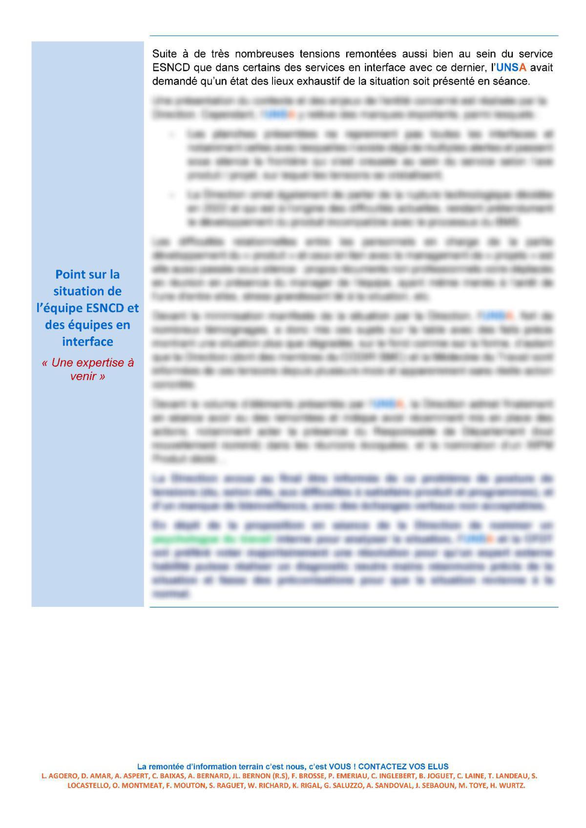 CSE d'Ollioules - Réunions du 9 mai 2023 - Compte rendu 