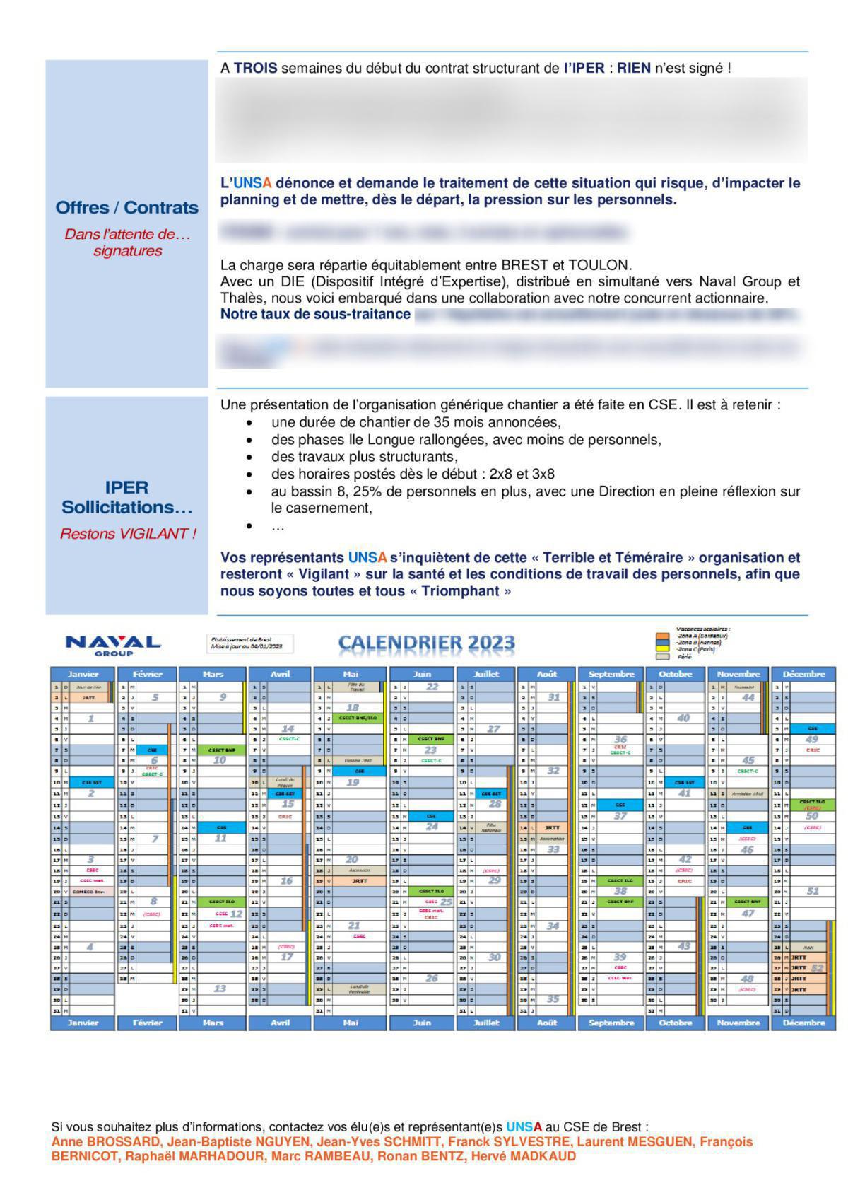 CSE de Brest - Réunion du 13 juin 2023 - Compte rendu CSE de Brest - Réunion du 13 juin 2023 - Compte rendu