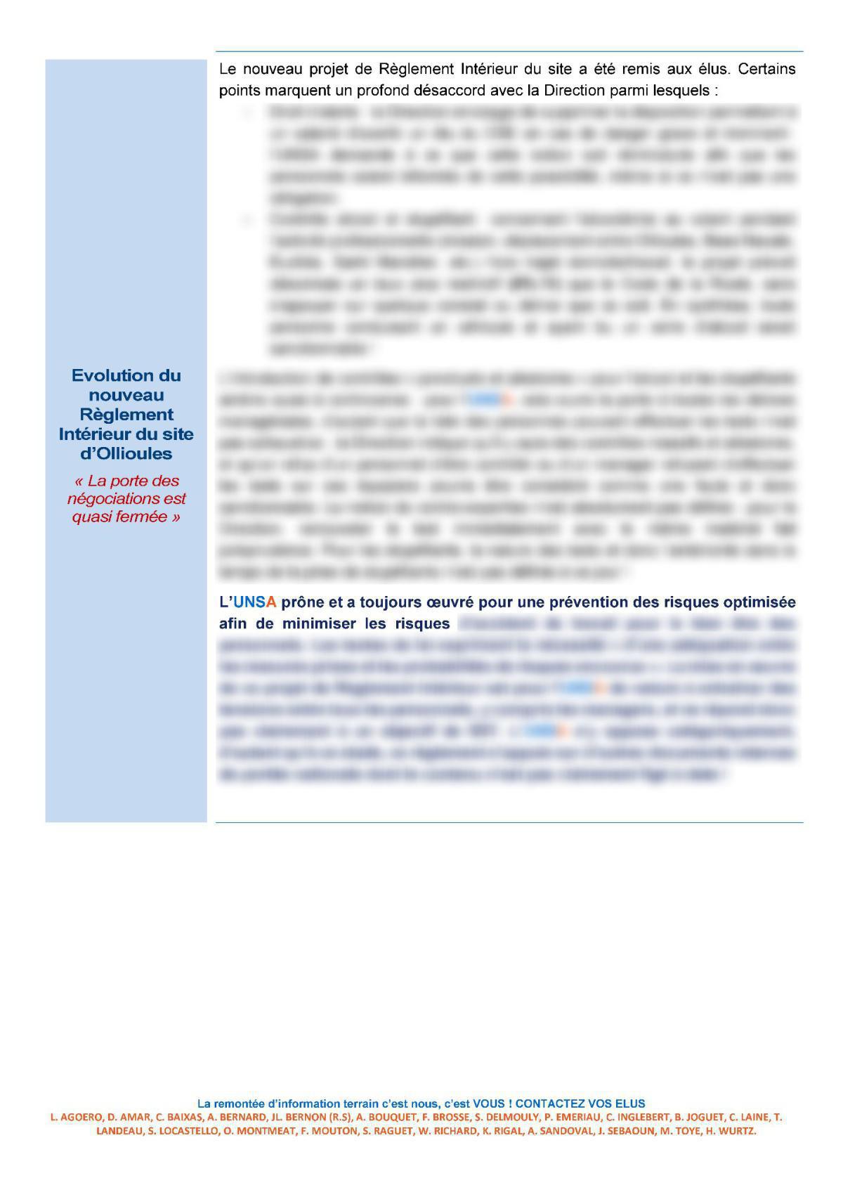 CSE d'Ollioules - Réunion du 12 septembre 2023 - Compte rendu CSE d'Ollioules - Réunion du 12 septembre 2023 - Compte rendu