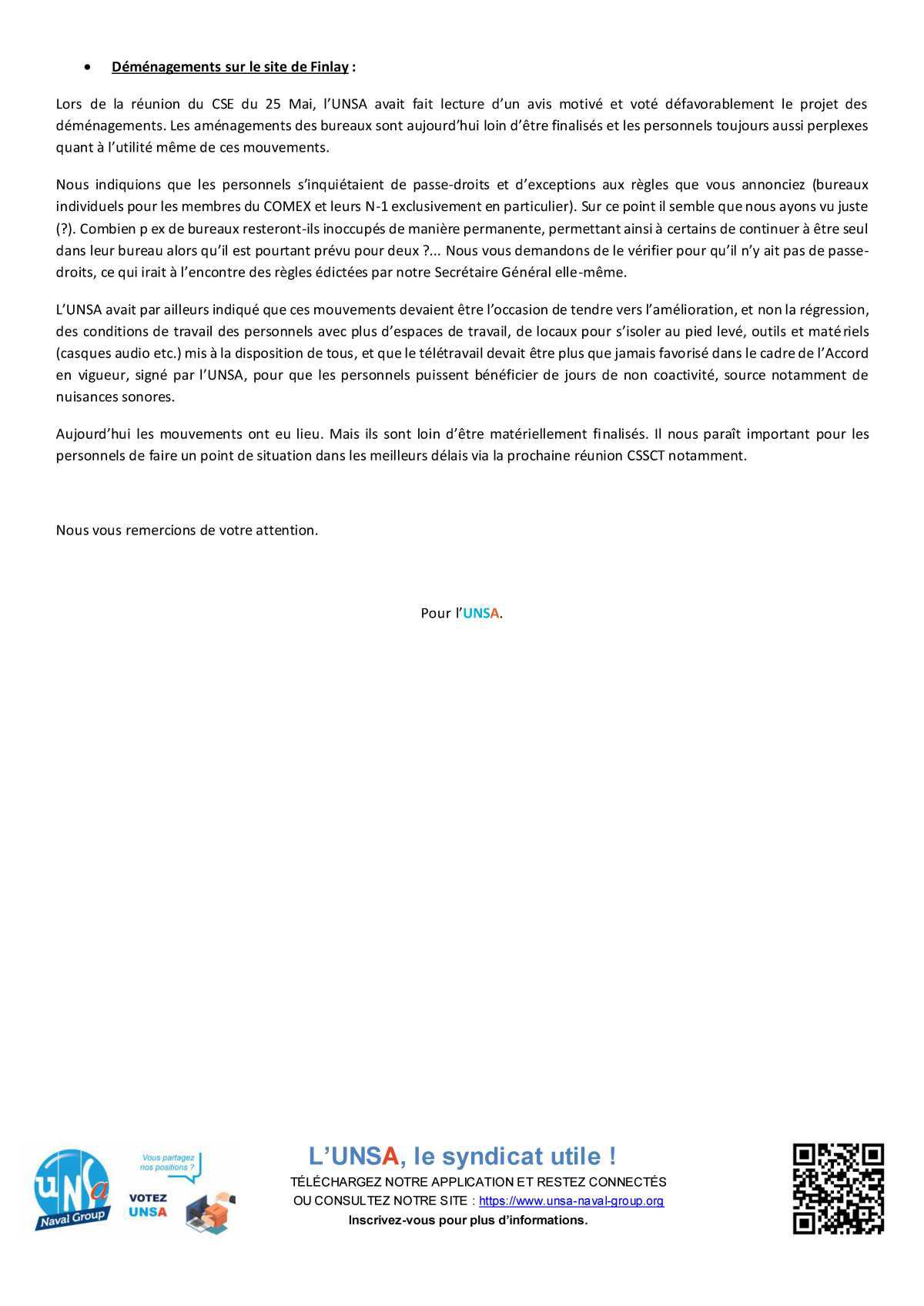 CSE Région Parisienne - Réunion du 12 septembre 2023 - Déclaration liminaire