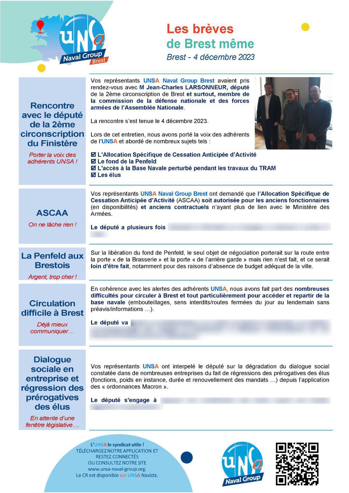 Les brèves de Brest même - décembre 2023 Les brèves de Brest même - décembre 2023