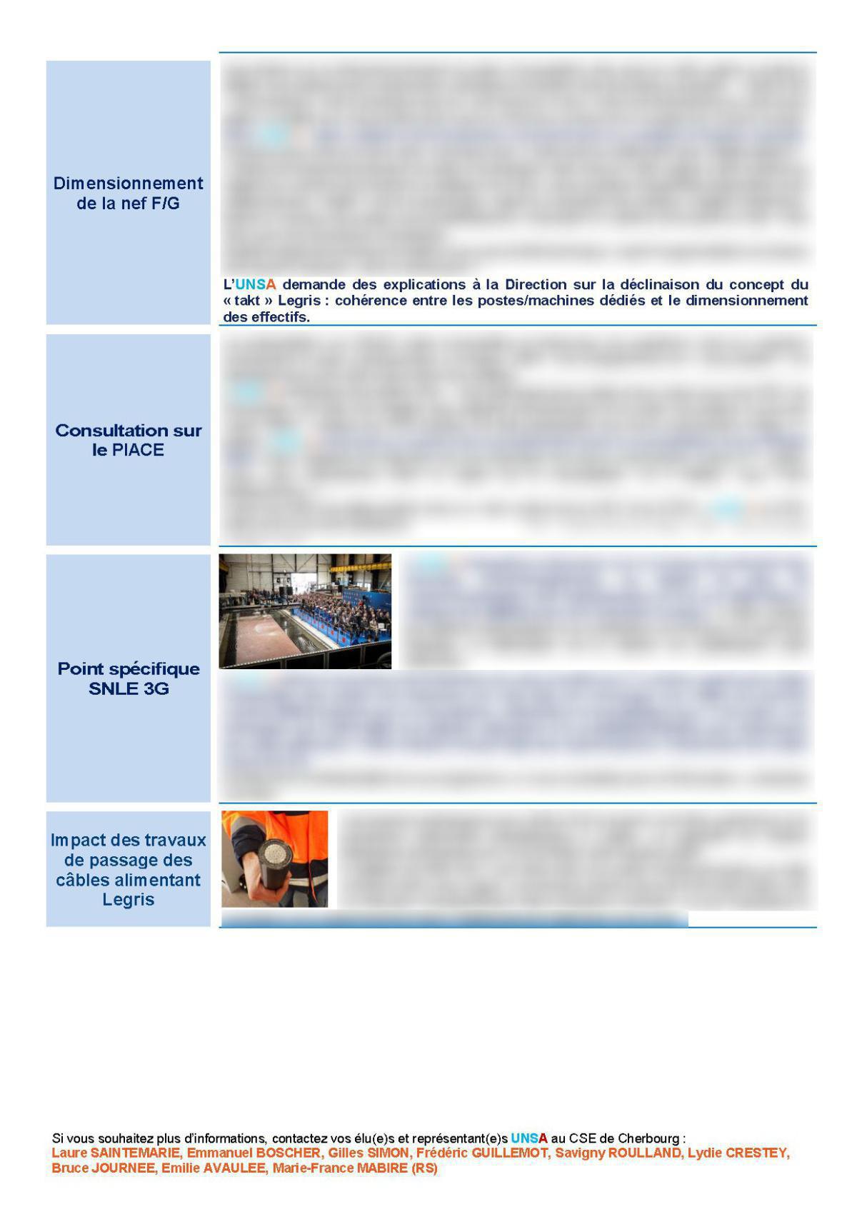 CSE de Cherbourg - Réunion du 9 avril 2024 - Compte rendu CSE de Cherbourg - Réunion du 9 avril 2024 - Compte rendu