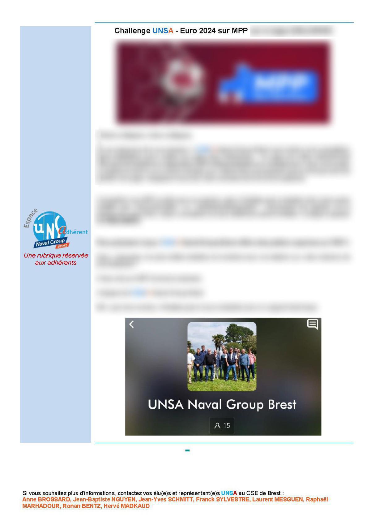 CSE de Brest - Réunion du 11 juin 2024 - Compte rendu CSE de Brest - Réunion du 11 juin 2024 - Compte rendu