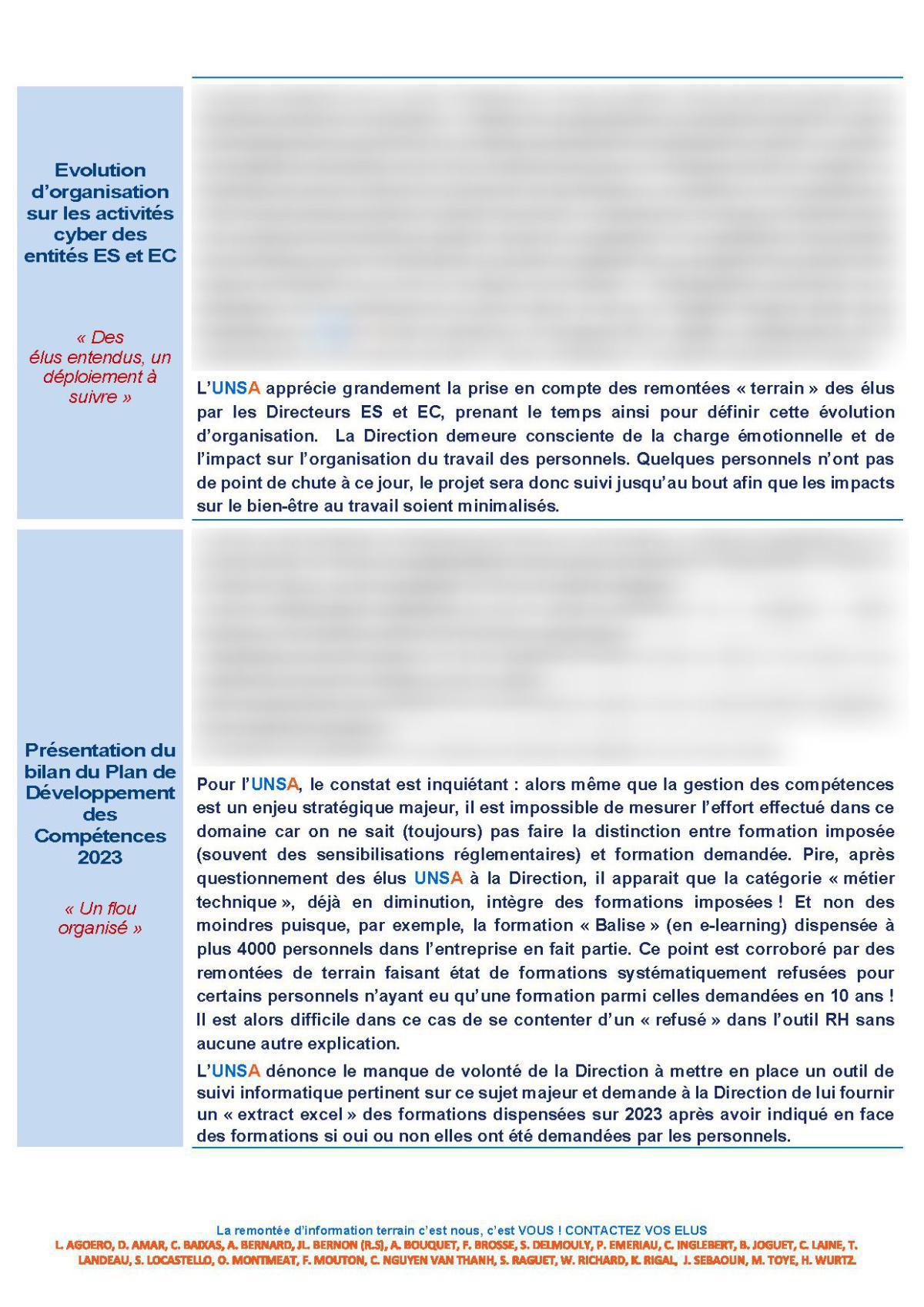 CSE d'Ollioules - Réunion du 11 juin 2024 - Compte rendu