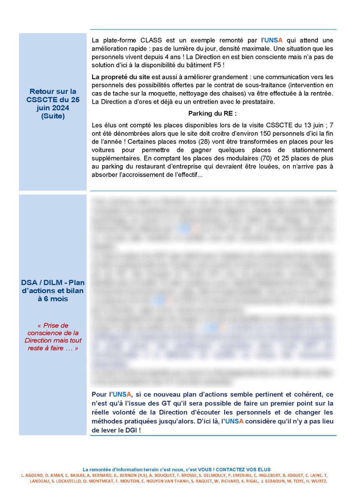 CSE d'Ollioules - Réunion du 2 juillet 2024 - Compte rendu