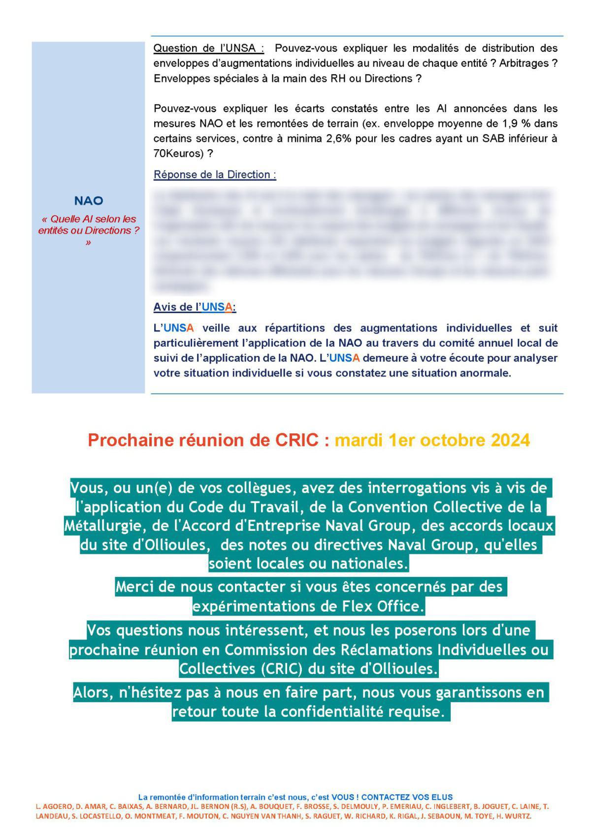 CRIC Ollioules - Réunion du 11 juin 2024