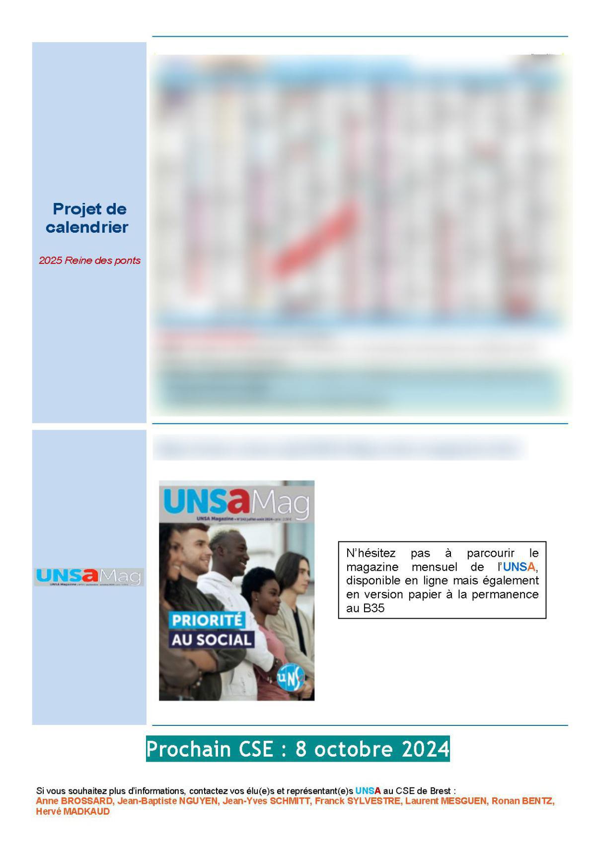 CSE de Brest - Réunion du 10 septembre 2024 - Compte rendu