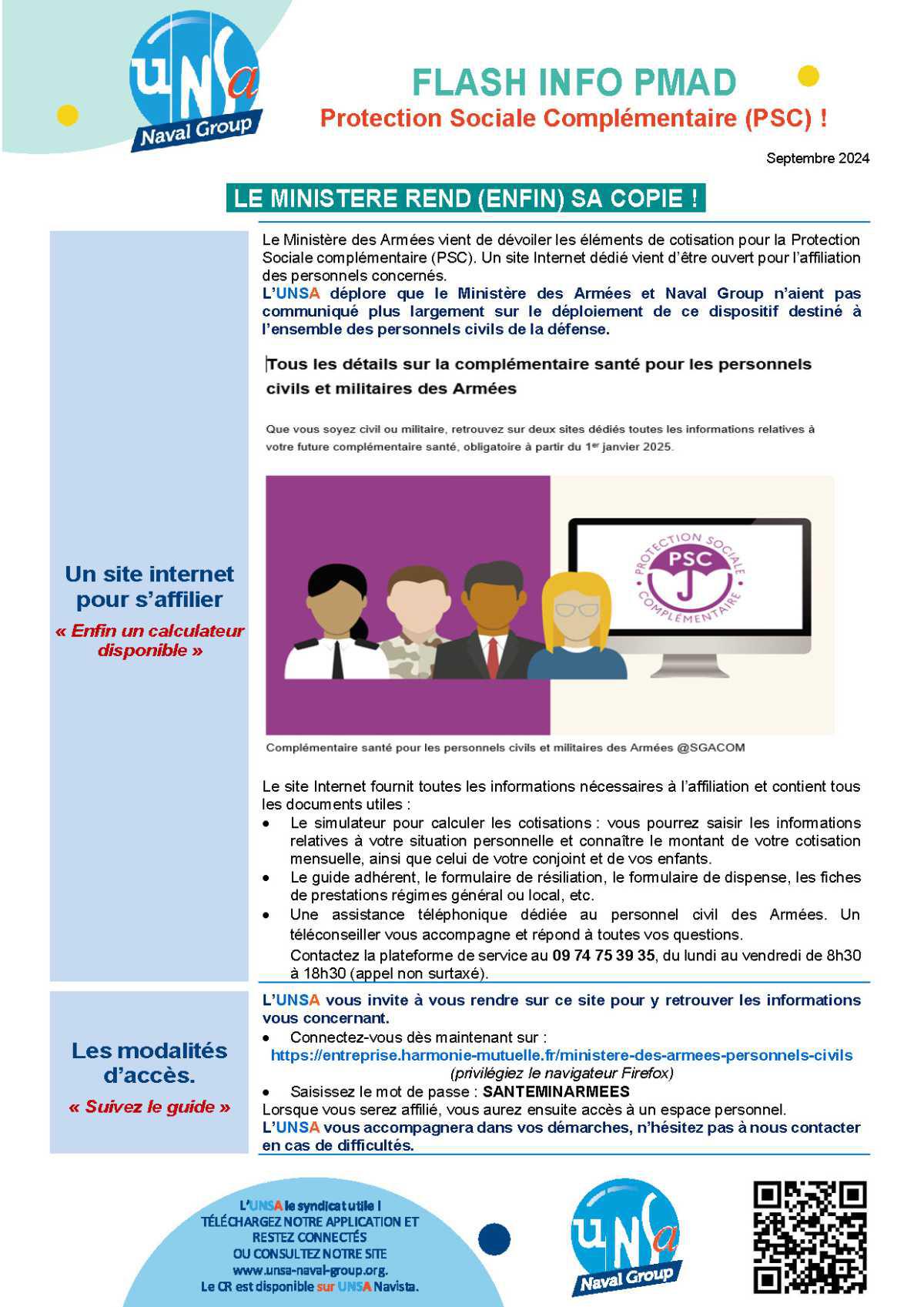 Flash Info PMAD - Protection Sociale Complémentaire 2025