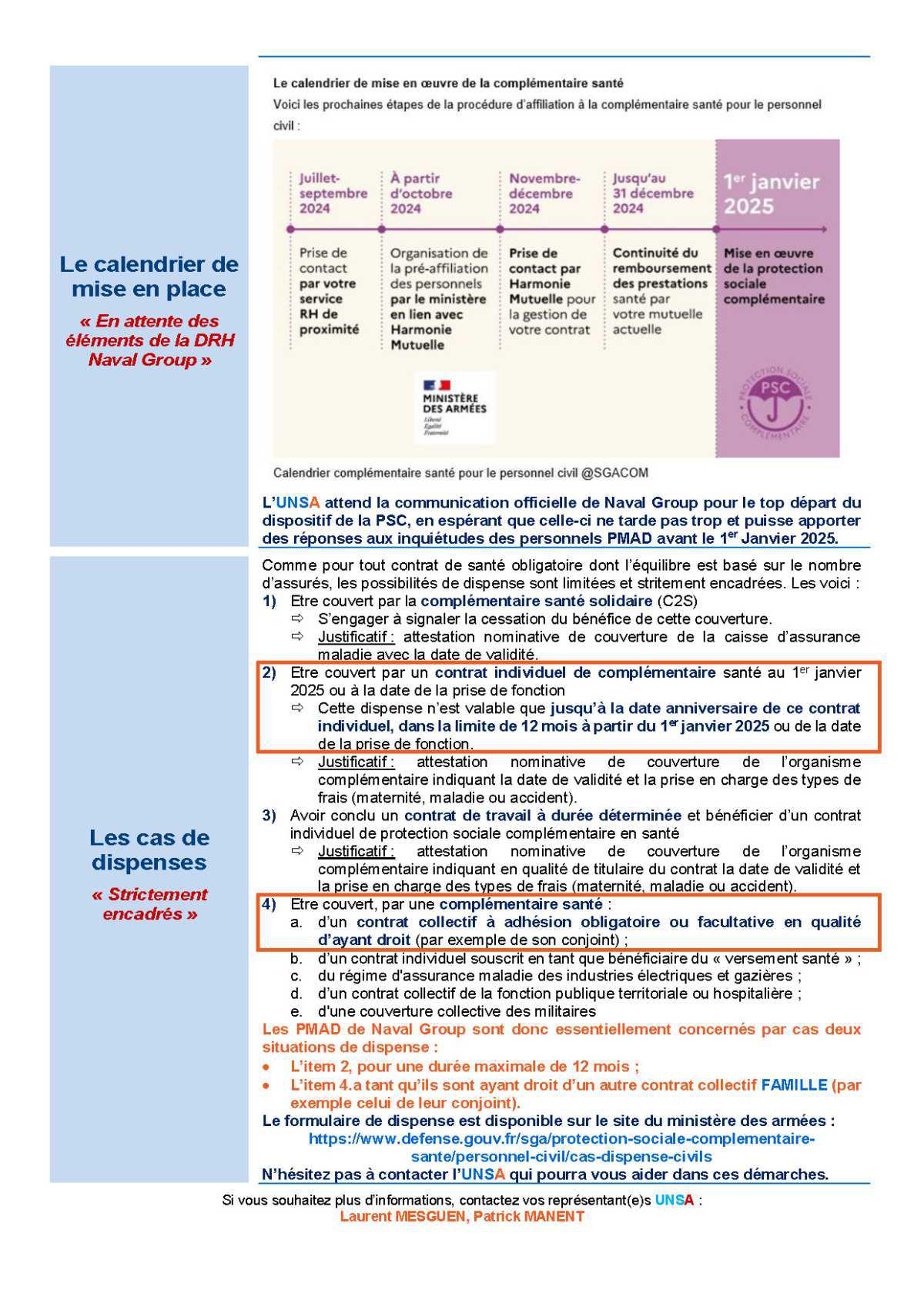 Flash Info PMAD - Protection Sociale Complémentaire 2025