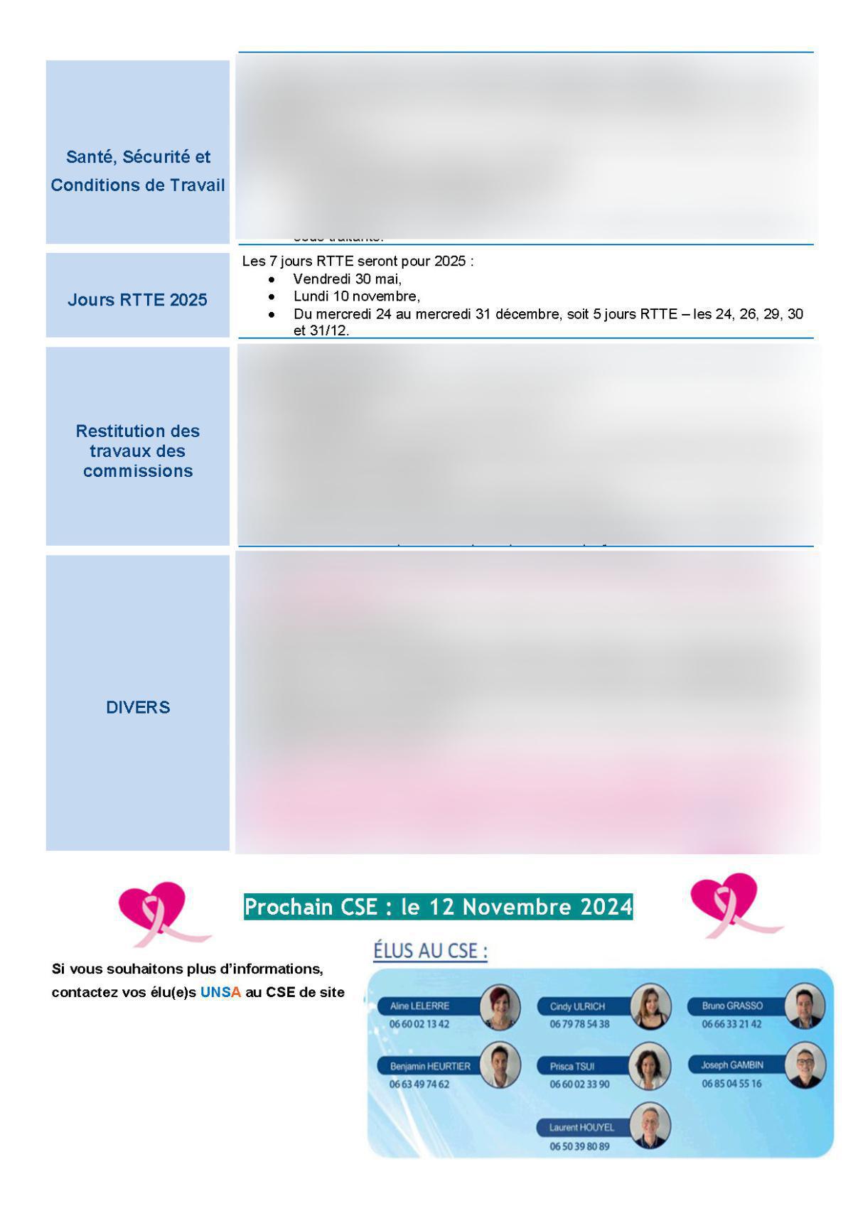 CSE de Toulon - Réunion du 8 octobre 2024 - Compte-rendu CSE de Toulon - Réunion du 8 octobre 2024 - Compte-rendu