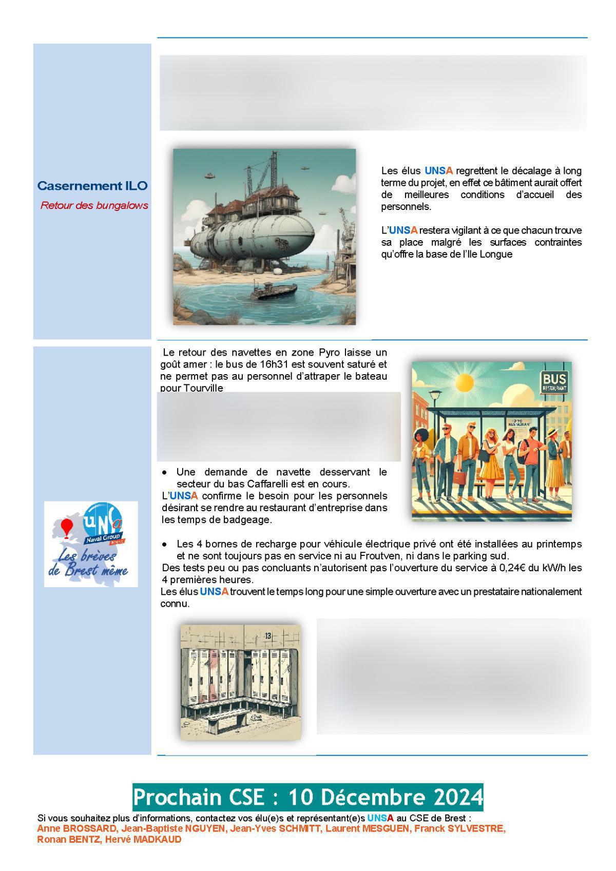 CSE de Brest - Réunion du 12 novembre 2024 - Compte rendu CSE de Brest - Réunion du 12 novembre 2024 - Compte rendu