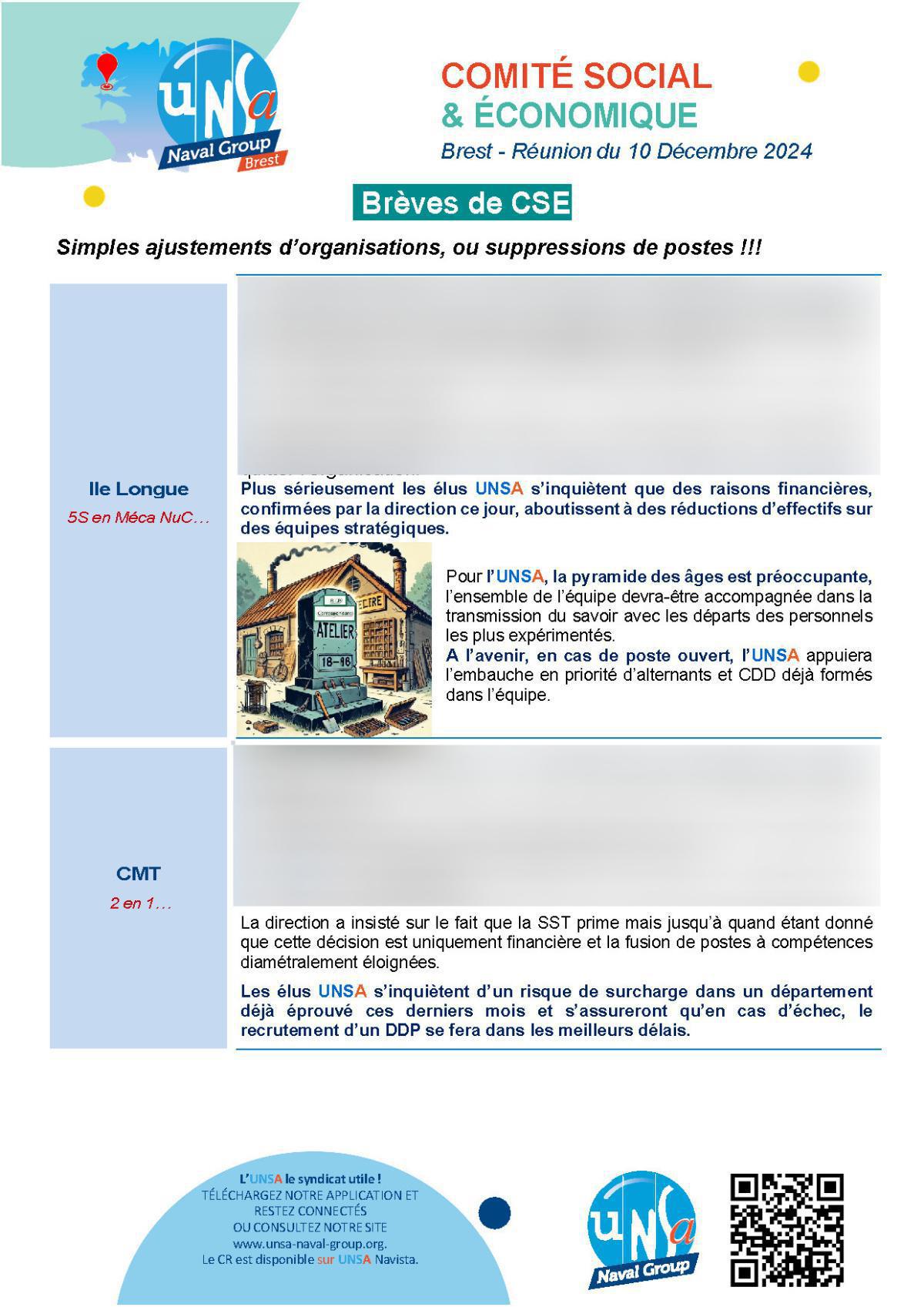 Réunion du 10 décembre 2024 - Compte rendu et Déclaration Liminaire Réunion du 10 décembre 2024 - Compte rendu et Déclaration Liminaire