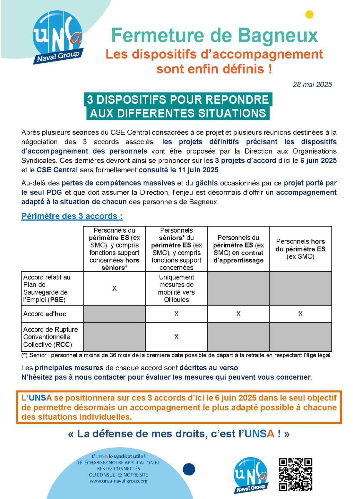 Fermeture de Bagneux : Les dispositifs d’accompagnement sont enfin définis !