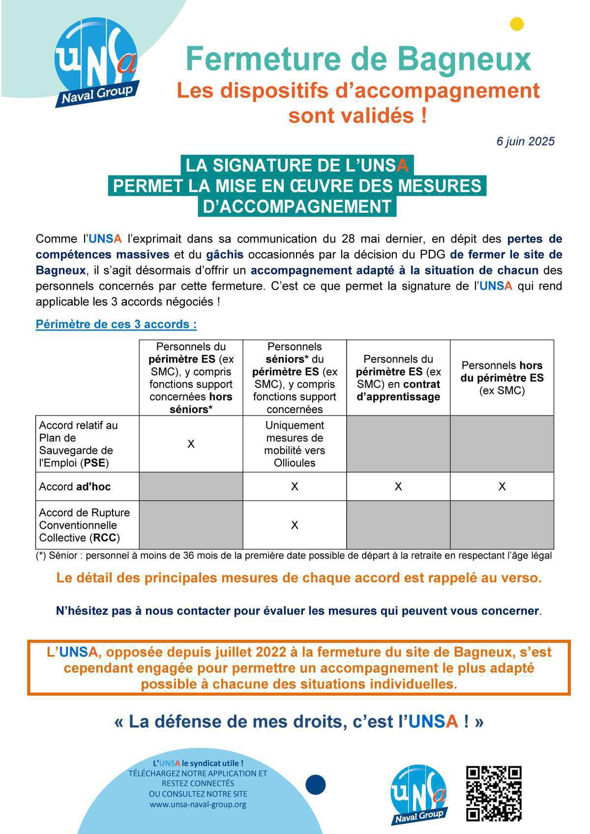 Fermeture de Bagneux : Les dispositifs d’accompagnement sont validés !