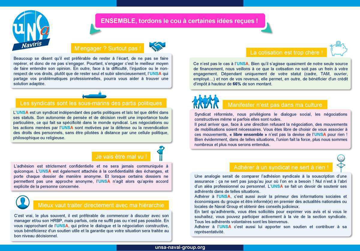 Pourquoi faire le choix de l'UNSA chez Naviris ?