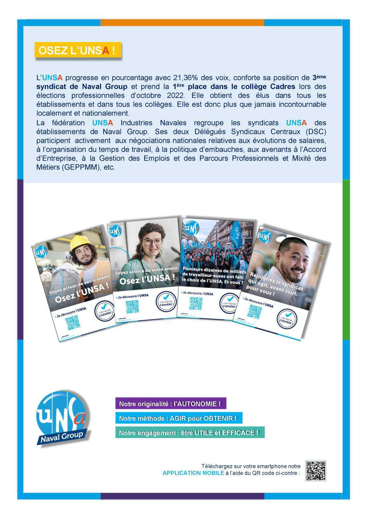 La lettre de l’UNSA Naval Group - Nouvel embauché La lettre de l’UNSA Naval Group - Nouvel embauché