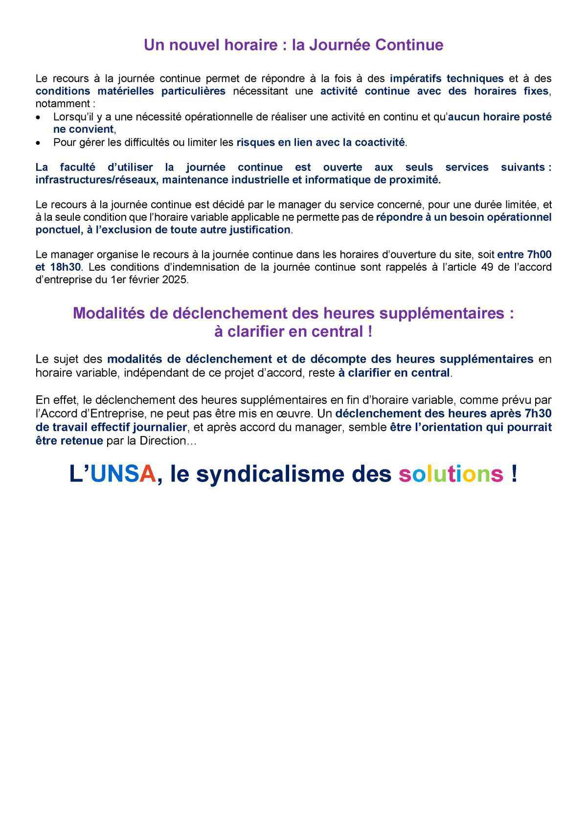 Négociation OTT - Site de Ruelle - août 2025