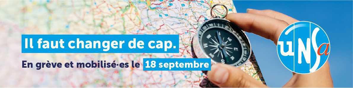 Communiqué UNSA - journée de mobilisation du 18 septembre