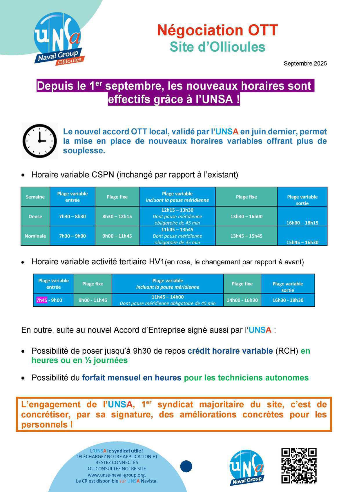 Négociation OTT - site d'Ollioules 