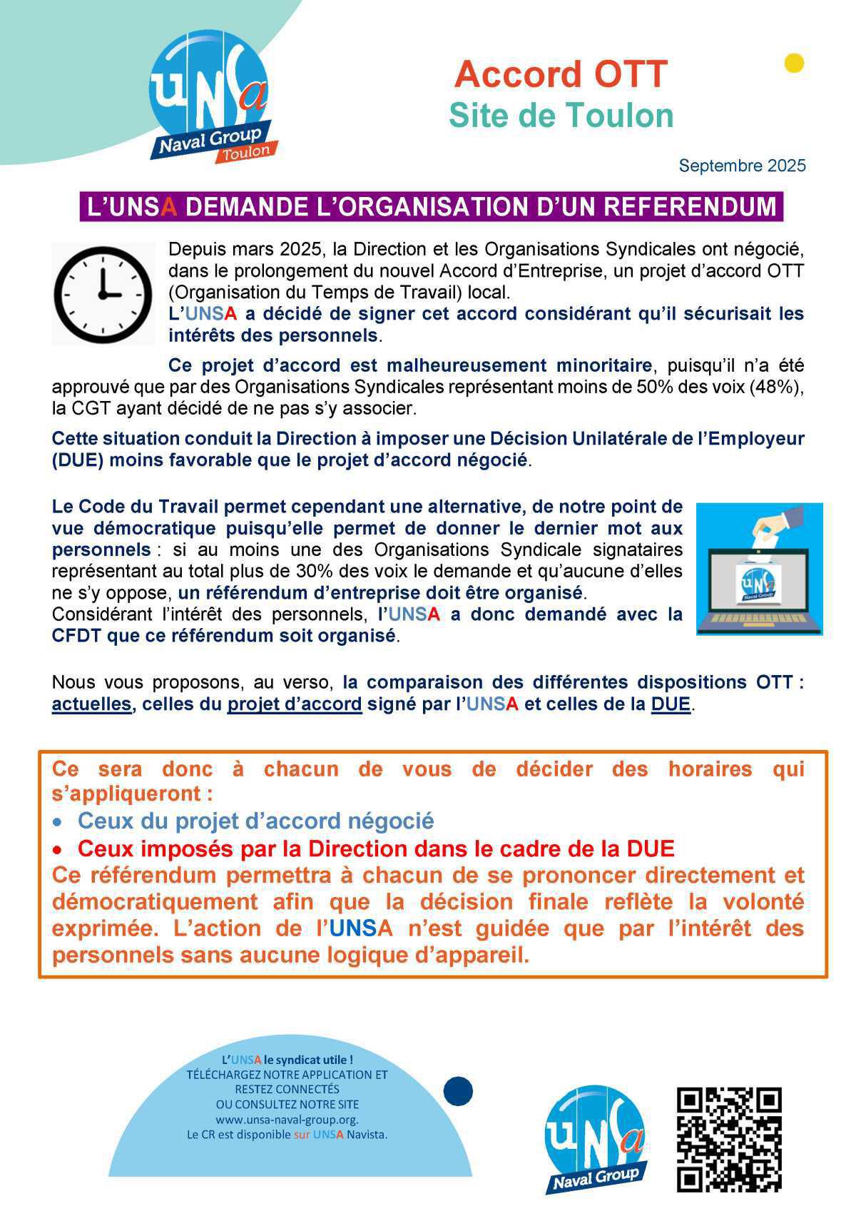 Accord OTT - Site de Toulon - Septembre 2025