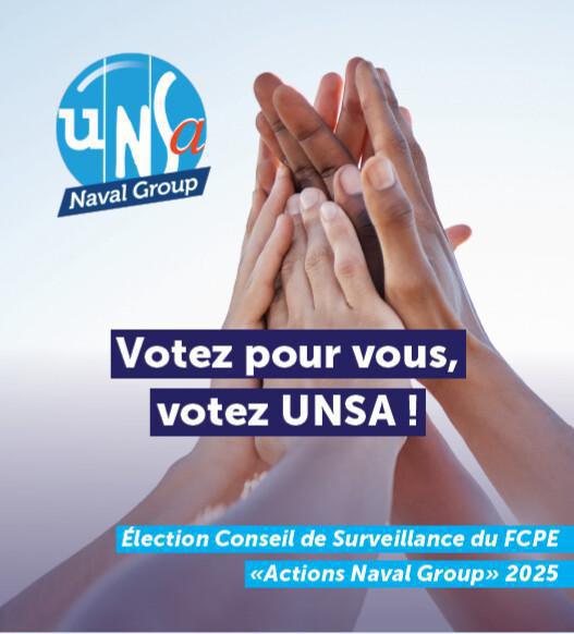Élection Conseil de Surveillance du FCPE «Actions Naval Group» 2025 - Les résultats