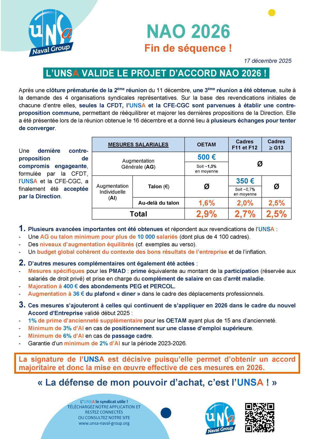NAO 2026 - Fin de séquence !