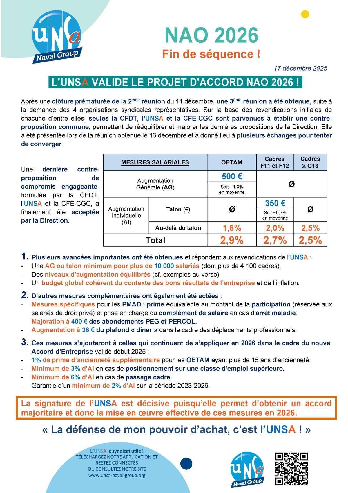 NAO 2026 - Fin de séquence ! NAO 2026 - Fin de séquence !