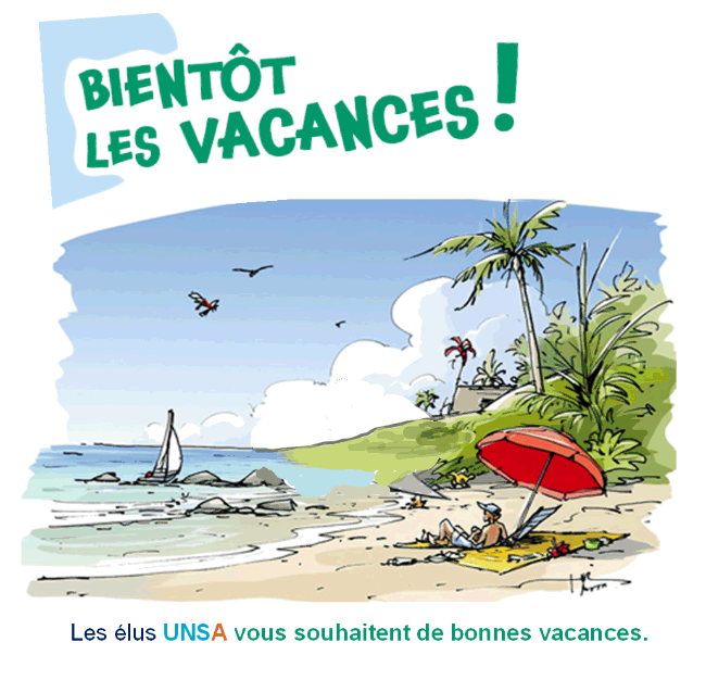 Bonnes vacances !