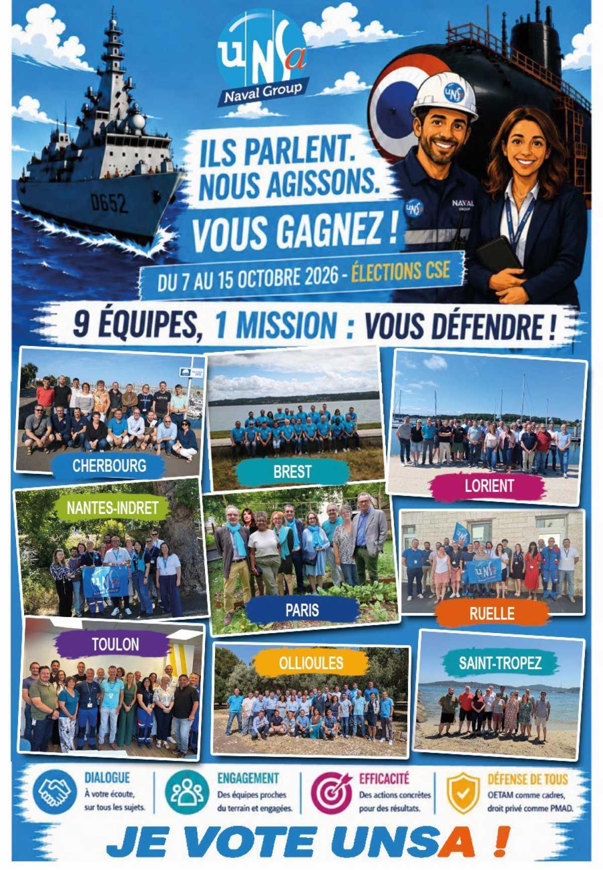 ELECTIONS CSE 2026 - LE PROGRAMME UNSA 2026-2030