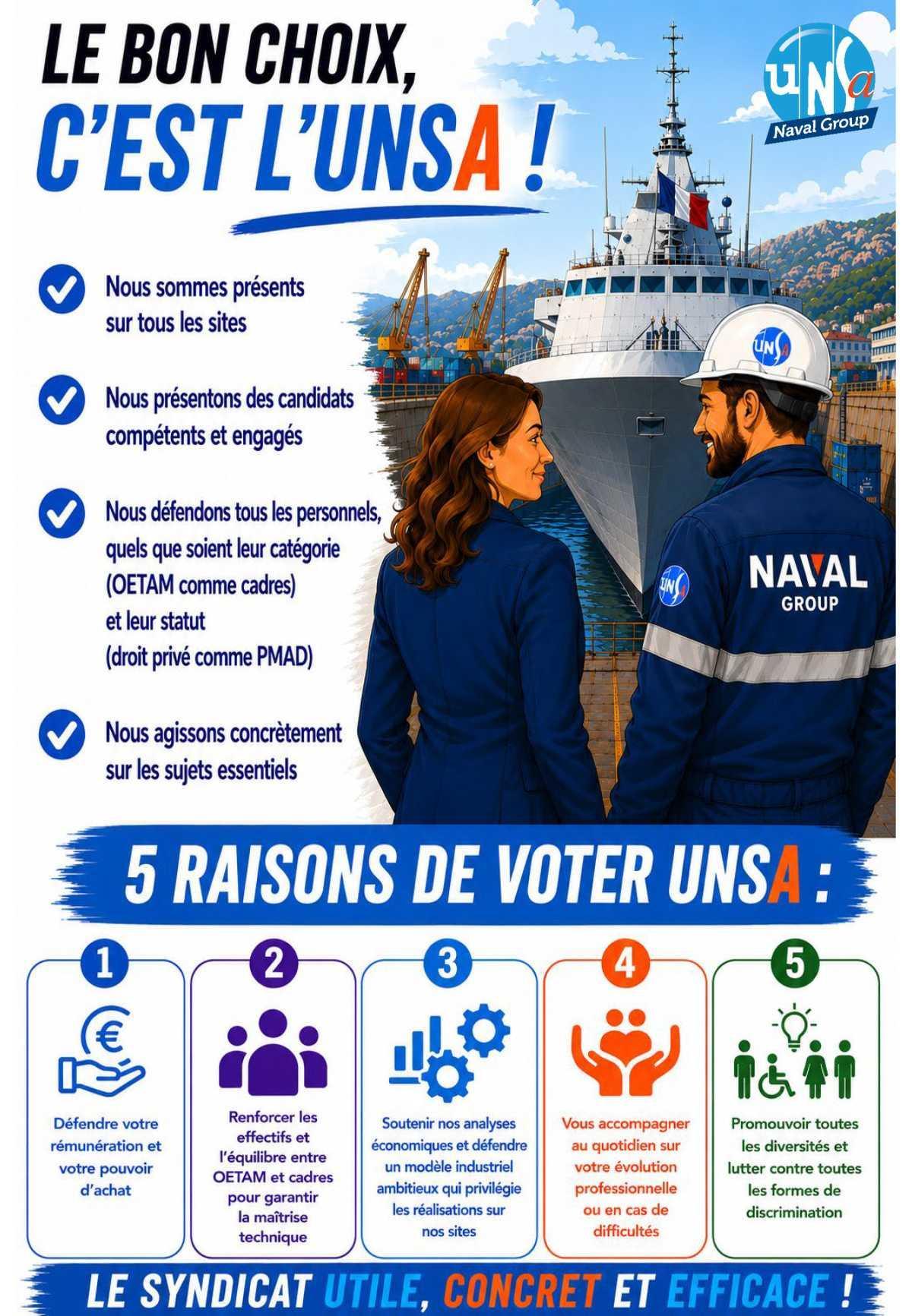 ELECTIONS CSE 2026 - LE PROGRAMME UNSA 2026-2030