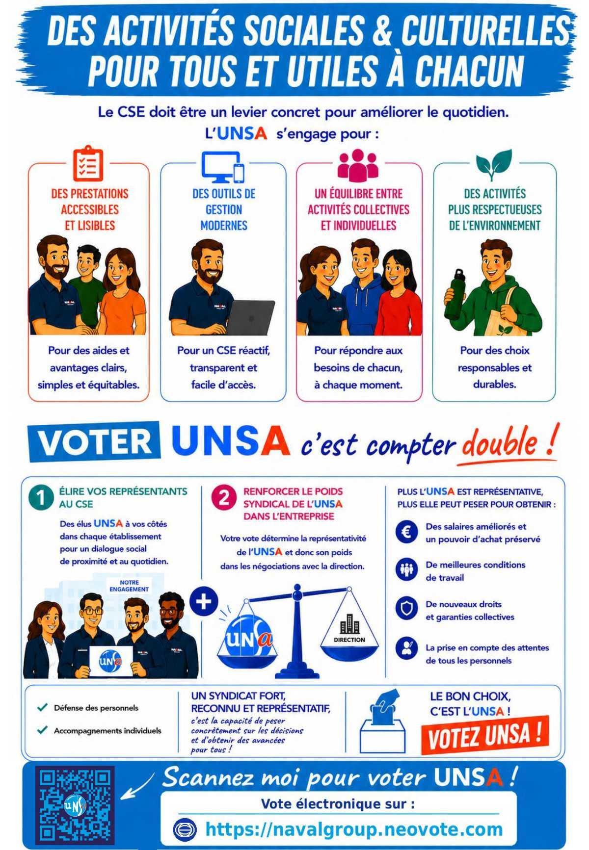 ELECTIONS CSE 2026 - LE PROGRAMME UNSA 2026-2030