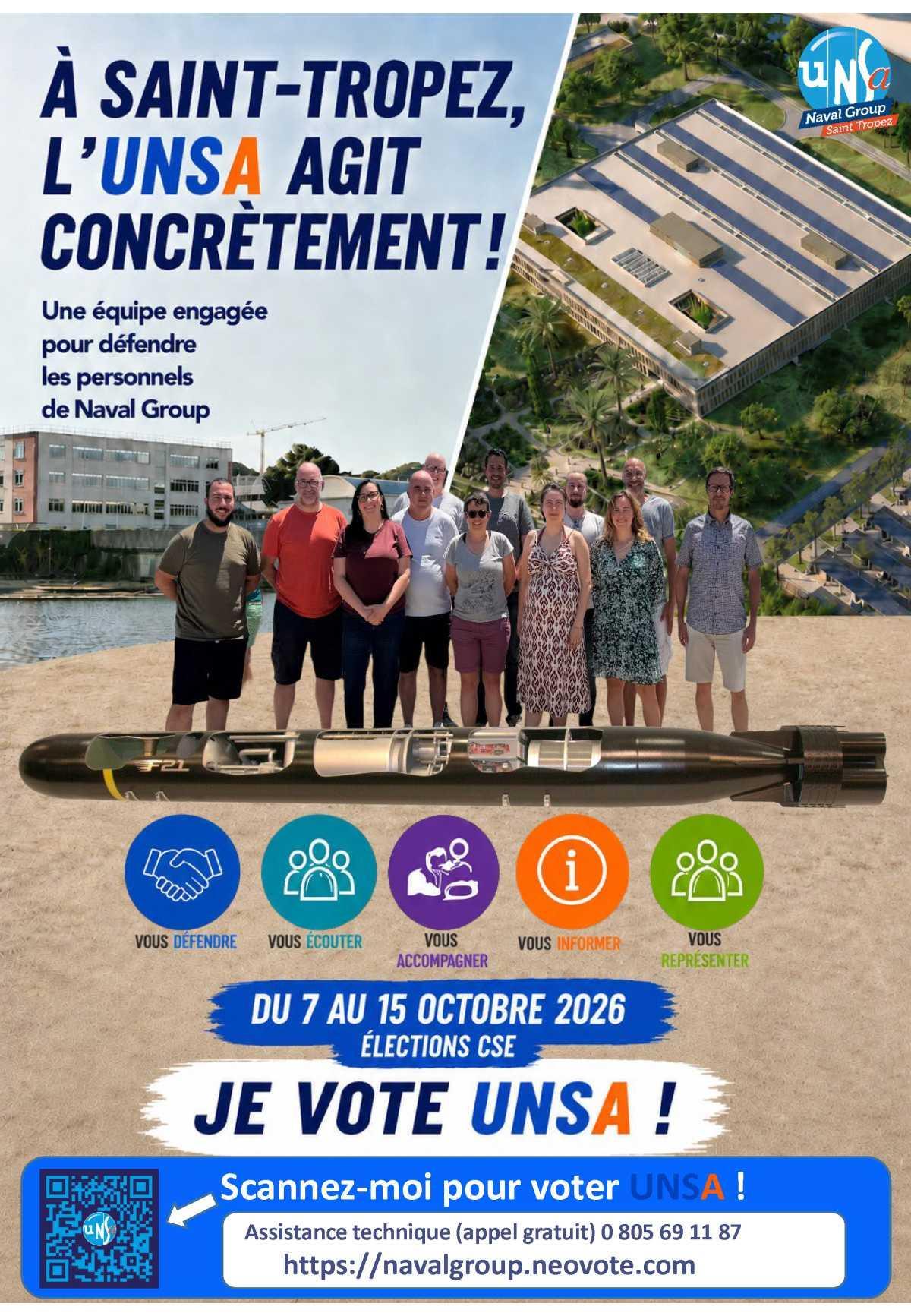 ELECTIONS CSE 2026 - A Saint-Tropez, l'UNSA agit concrètement !