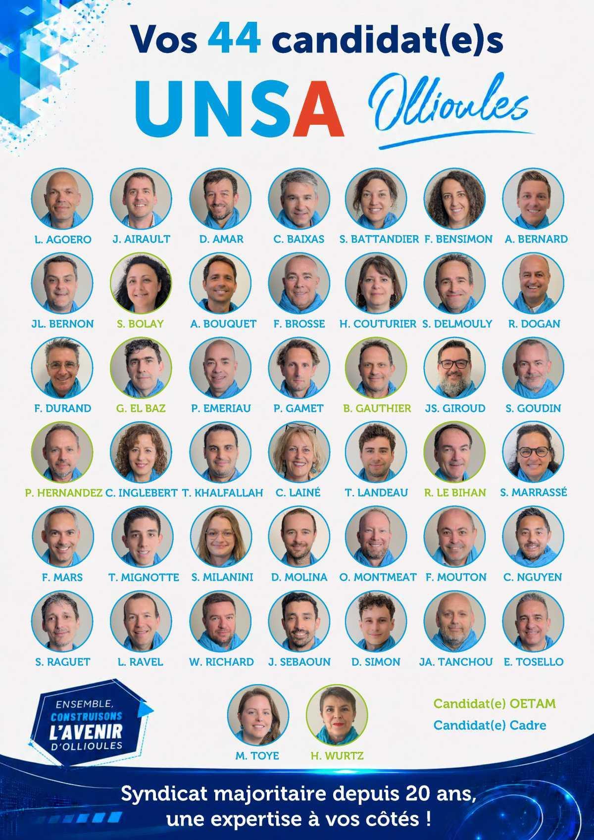 ELECTIONS CSE 2026 - A Ollioules, je vote UNSA !