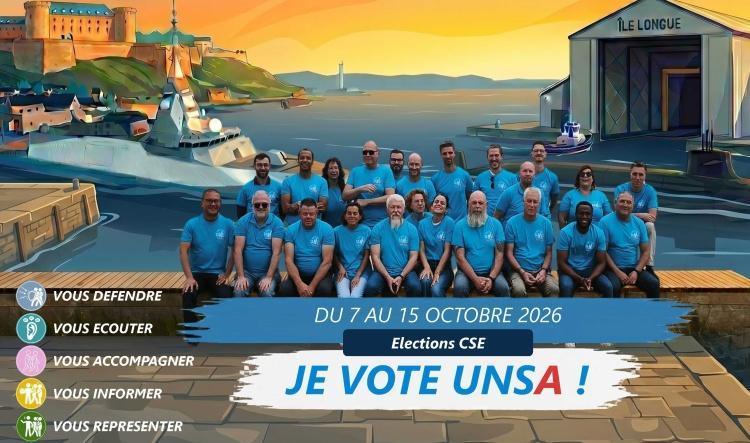 ELECTIONS CSE 2026 - A Brest, l'UNSA agit concrètement !