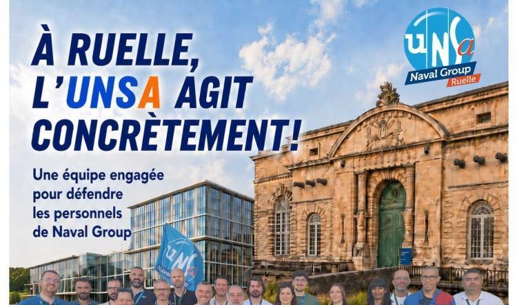 ELECTIONS CSE 2026 - A Ruelle, l'UNSA agit concrètement !