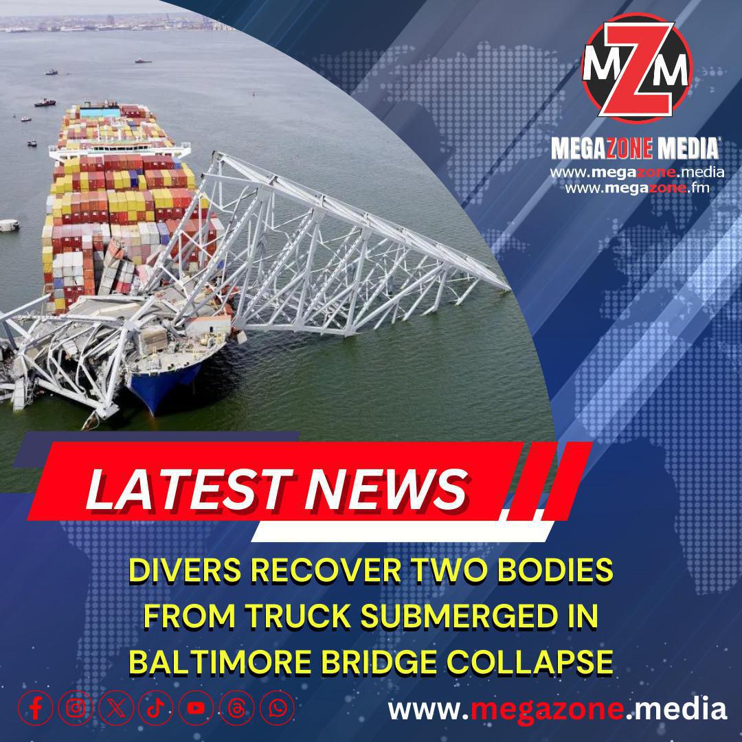 Divers recover 2 bodies from truck submerged in Baltimore bridge collapse Divers recover 2 bodies from truck submerged in Baltimore bridge collapse