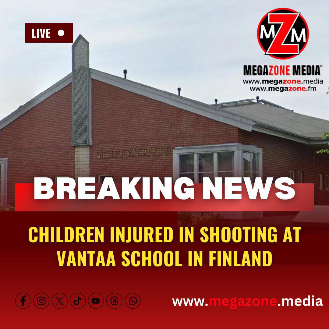 Children injured in shooting at Vantaa school in Finland Children injured in shooting at Vantaa school in Finland