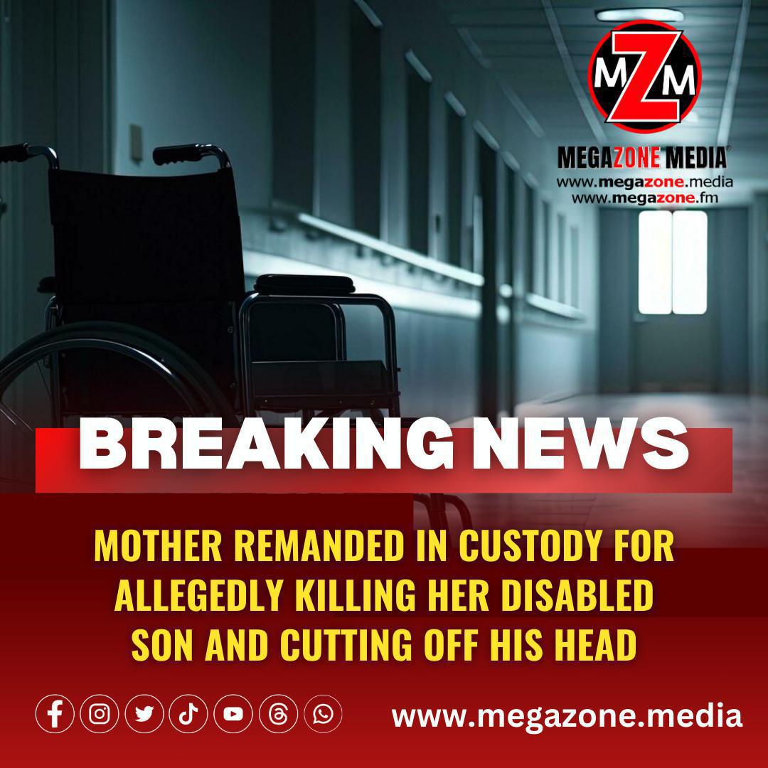 Mother remanded in custody for allegedly killing her 18-year-old disabled son and cutting off his head. Mother remanded in custody for allegedly killing her 18-year-old disabled son and cutting off his head.