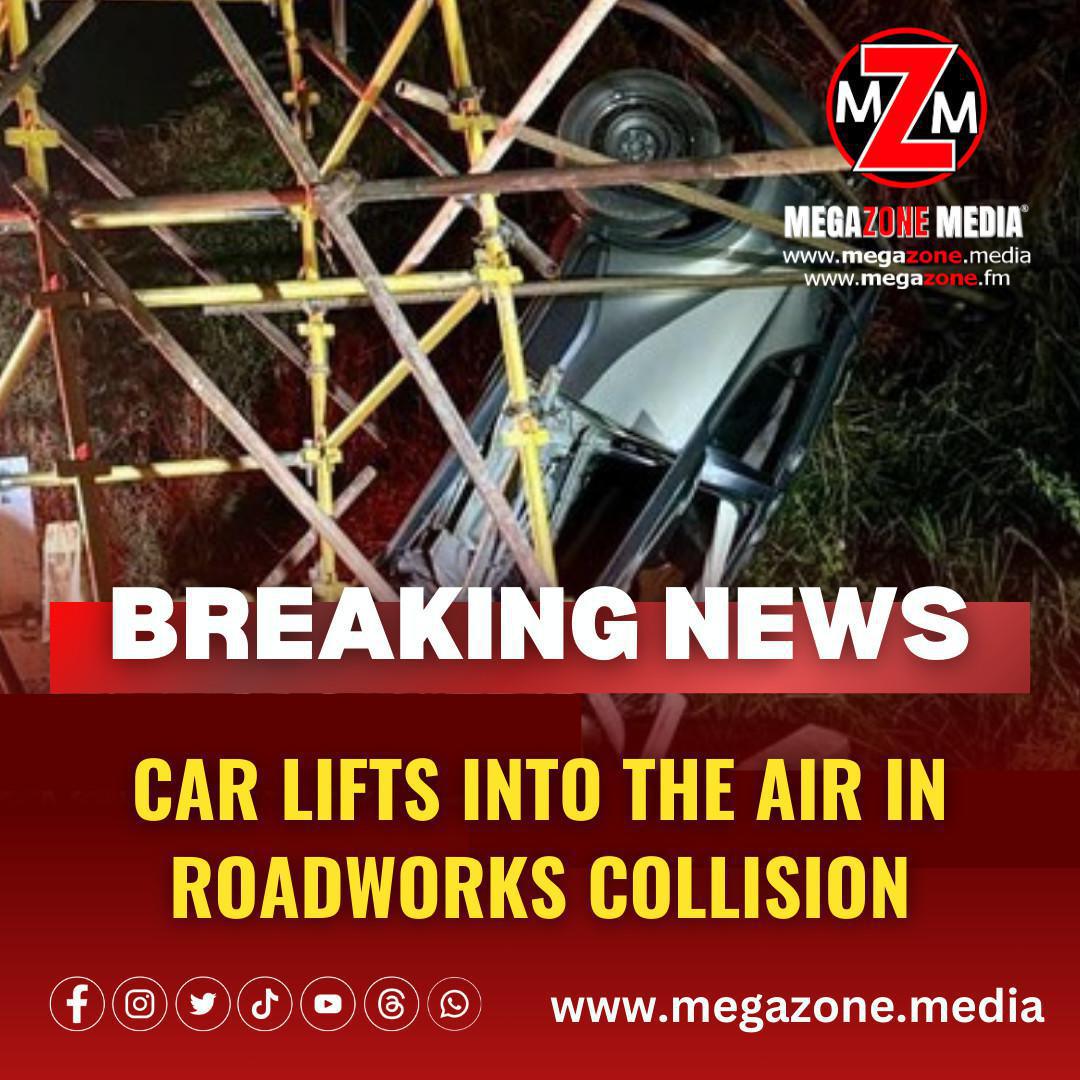 KZN driver killed as car 'lifts into the air' following crash into roadworks. KZN driver killed as car 'lifts into the air' following crash into roadworks.