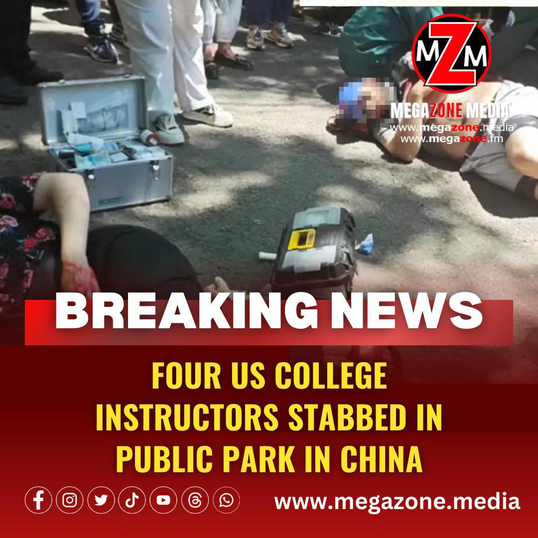 4 US college instructors stabbed in public park in China 4 US college instructors stabbed in public park in China