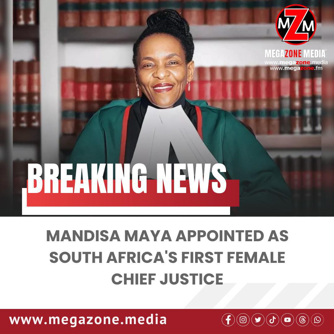 Mandisa Maya Appointed as South Africa's First Female Chief Justice