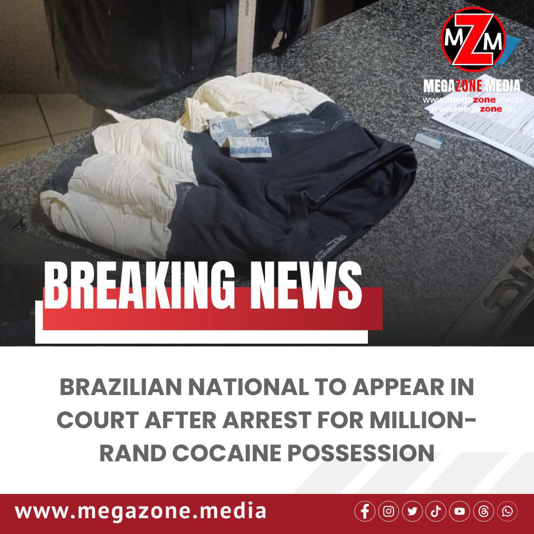 Brazilian National to Appear in Court After Arrest for Million-Rand Cocaine Possession