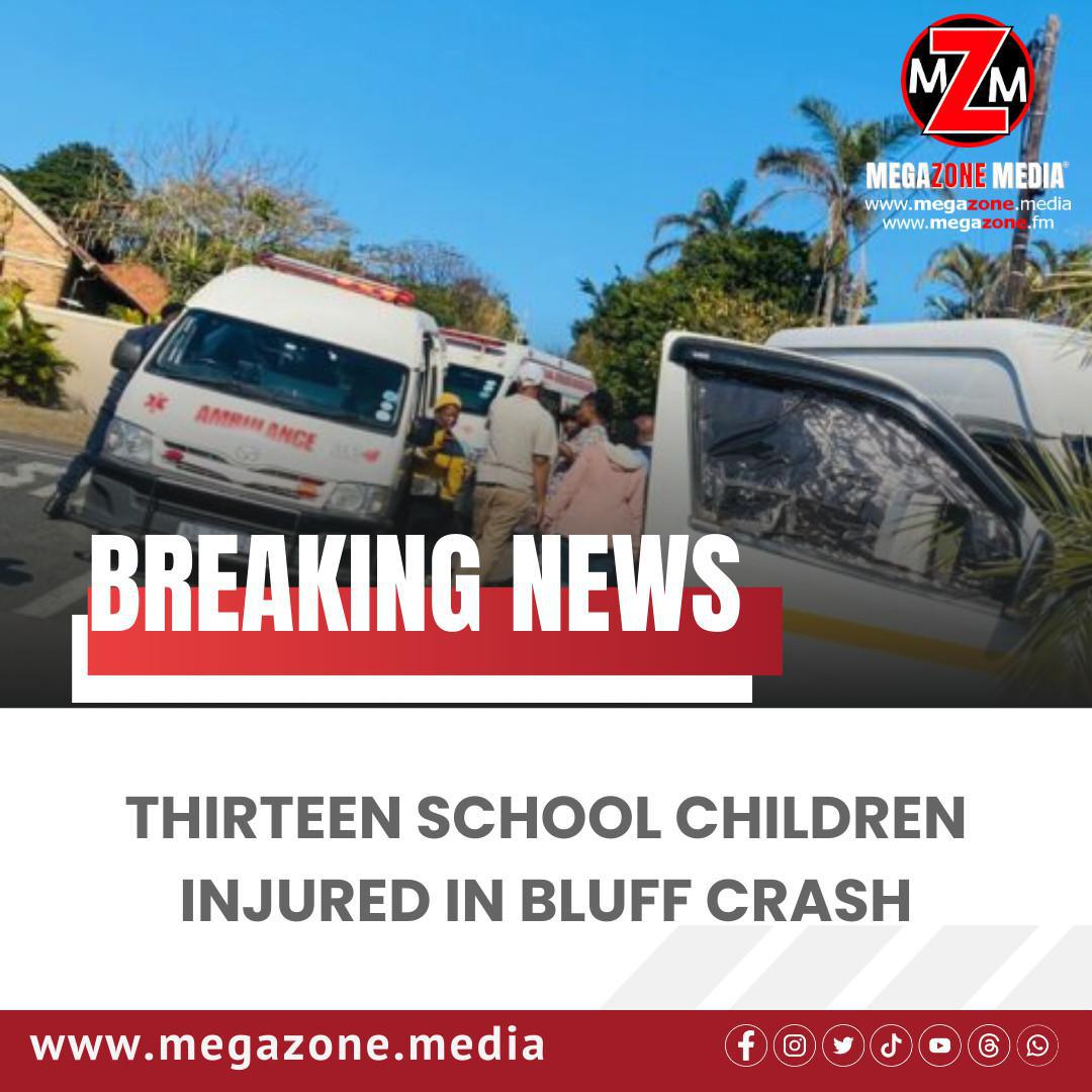 Thirteen School children Injured in Bluff Crash