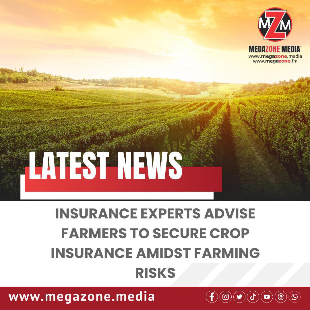 Insurance Experts Advise Farmers to Secure Crop Insurance Amidst Farming Risks Insurance Experts Advise Farmers to Secure Crop Insurance Amidst Farming Risks