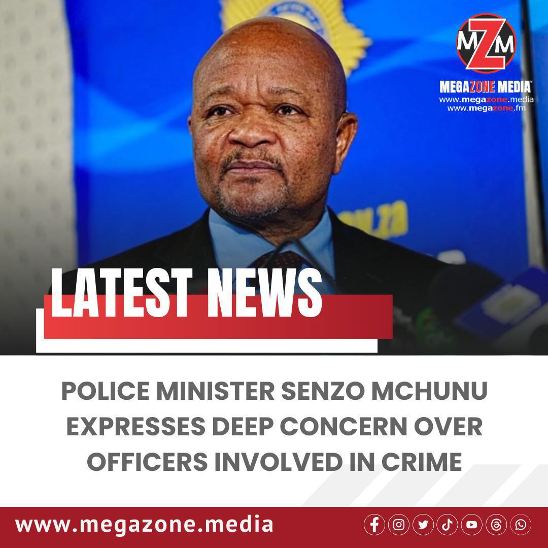 Police Minister Senzo Mchunu Expresses Deep Concern Over Officers Involved in Crime Police Minister Senzo Mchunu Expresses Deep Concern Over Officers Involved in Crime