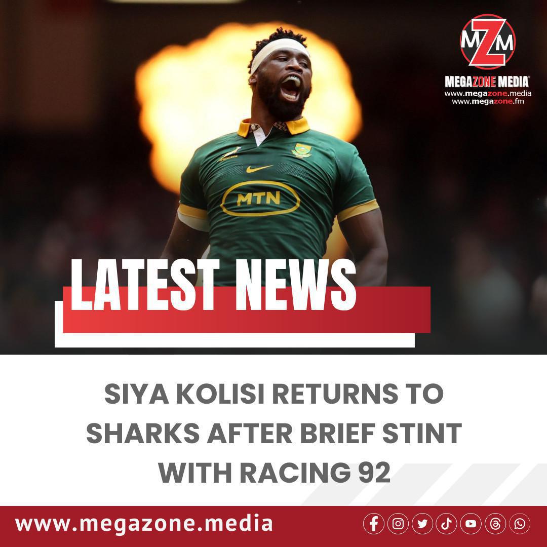 Siya Kolisi Returns to Sharks After Brief Stint with Racing 92 Siya Kolisi Returns to Sharks After Brief Stint with Racing 92
